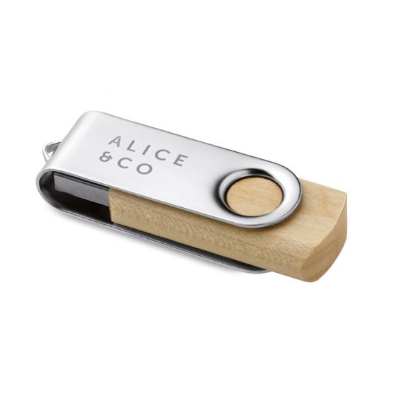 Clés USB publicitaires en bois flash drive