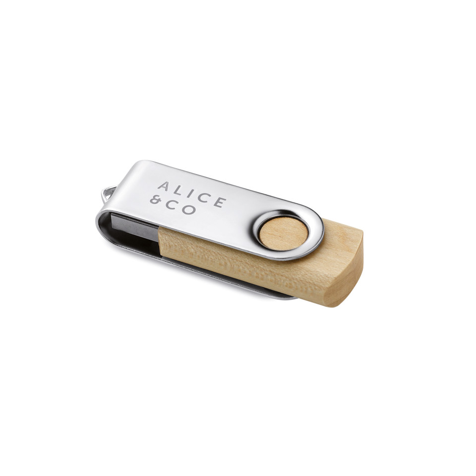 Clés USB publicitaires en bois flash drive
