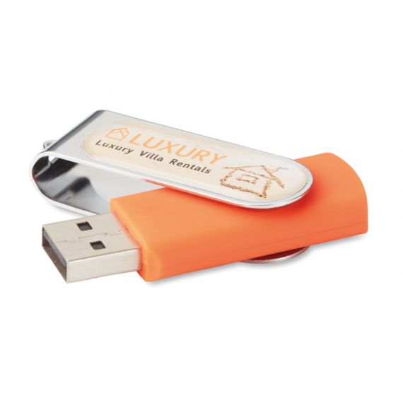 Clé USB publicitaire rotative Expert doming