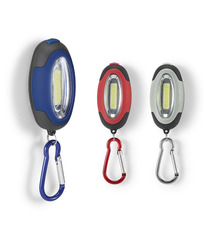Lampe de poche personnalisable Express ABS avec LED COB