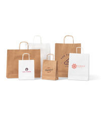 Sac en papier kraft personnalisable Express Made in Europe 180 x 240 x 80 mm