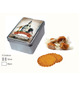 Boîte à sucrette avec carmel beurre salé personnalisable ou grands sablés fabriqué en Bretagne 130 gr