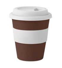 Gobelet simple paroi composé de 50 % de cosse de café et 50 % en PP personnalisé