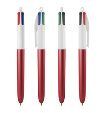 Stylo 4 couleurs publicitaire BIC® Glacé