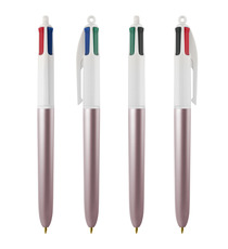 Stylo 4 couleurs publicitaire BIC® Glacé