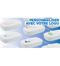 Stérilisateur UV-C multifonctionnel publicitaire avec chargeur sans fil 5W