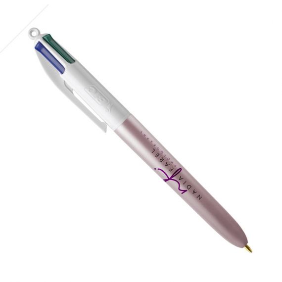 Stylo 4 couleurs publicitaire BIC® Glacé