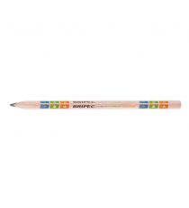 Crayon publicitaire triangulaire en bois