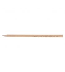 Crayon de papier personnalisable Rond Eco sans vernis 17.6 cm