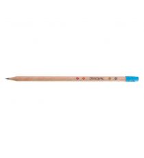 Crayon de papier personnalisable Rond Eco sans vernis 17.6 cm