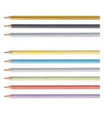 Crayon de papier en bois publicitaire rond vernis pantone 17.6 cm France