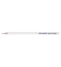 Crayon de papier en bois publicitaire rond vernis pantone 17.6 cm France