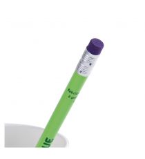 Crayon de papier en bois publicitaire rond vernis pantone 17.6 cm France