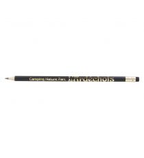 Crayon de papier en bois publicitaire rond vernis pantone 17.6 cm France