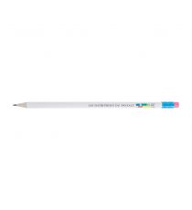 Crayon de papier en bois publicitaire rond vernis pantone 17.6 cm France