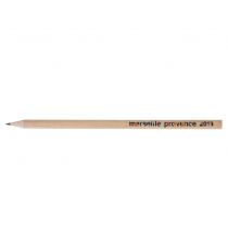 Crayon de papier publicitaire Rond Eco vernis incolore 17.6 cm