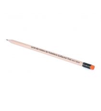 Crayon de papier publicitaire Rond Eco vernis incolore 17.6 cm