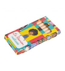 Etui en carton personnalisable de 6 crayons de couleurs 8.7cm Etui en carton personnalisable de 6 crayons de couleurs 8.7cm