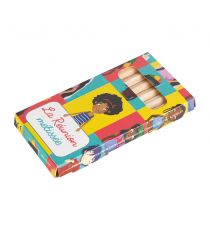 Etui en carton personnalisable de 6 crayons de couleurs 8.7cm