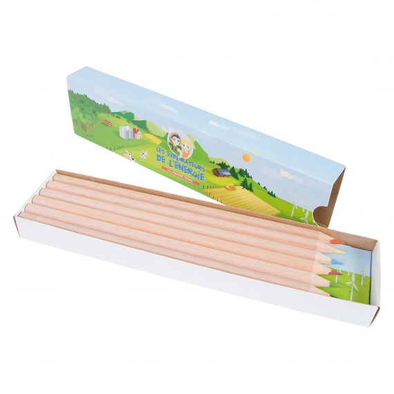 Etui crayon de couleur personnalisable 