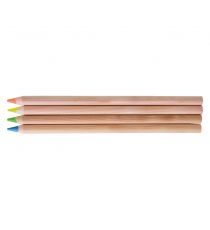 Set surligneur fluo en bois publicitaire 176 mm