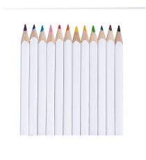 Set de 12 crayons de couleur personnalisés en quadri 8.7 cm