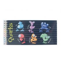 Set quadri de 12 crayons couleurs personnalisables 17.6 cm