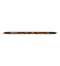 Surligneur fluo publicitaire en bois 17,6 cm bi-couleur