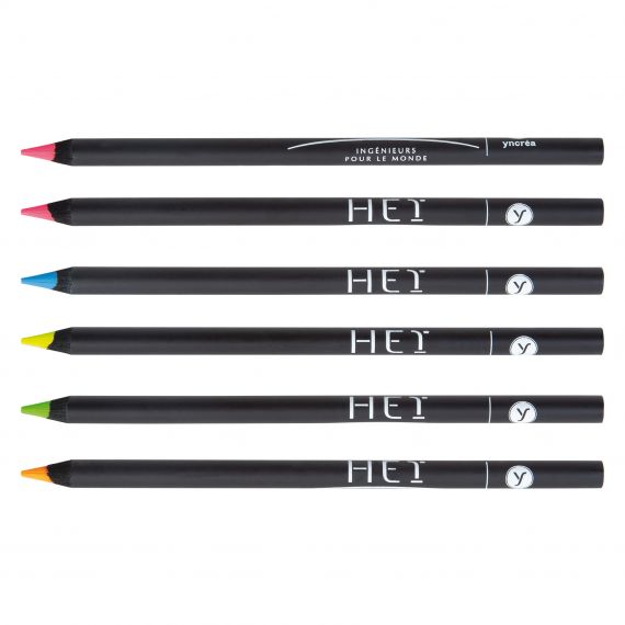 Surligneur publicitaire fluo bois black 17.6 cm