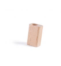 Taille crayon publicitaire en bois 1 trou 8 mm