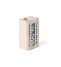 Taille crayon publicitaire en bois 1 trou 8 mm