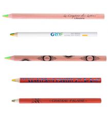 Crayon couleur publicitaire Mine 4 couleurs en bois Made in France