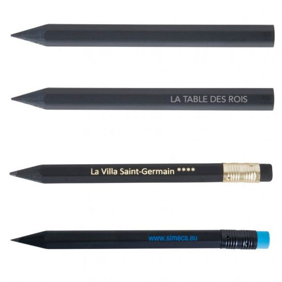 Crayon de papier hexagonal publicitaire black 8.7 mm bois France