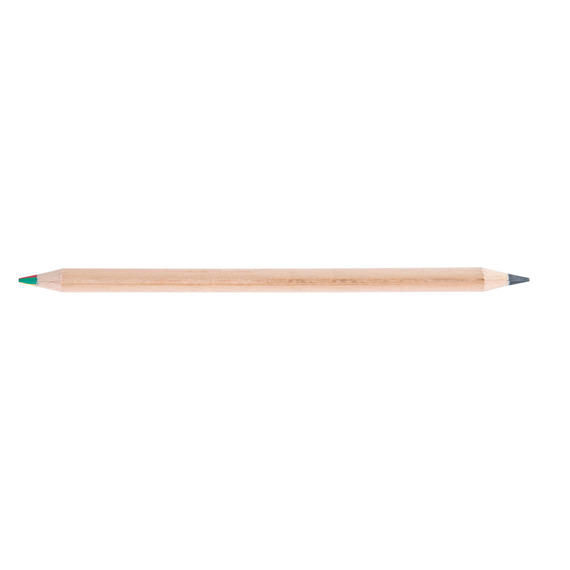 Crayon personnalisé Bi-couleur vernis graphite/4 couleurs en bois Made in France