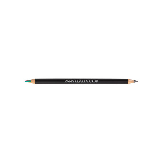 Crayon personnalisé Bi-couleur vernis graphite/4 couleurs en bois Made in France