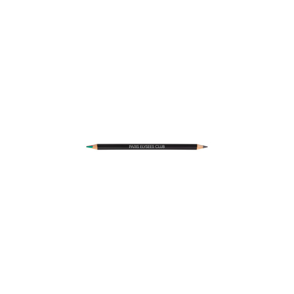 Crayon personnalisé Bi-couleur vernis graphite/4 couleurs en bois Made in France