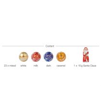 Calendrier de l’avent Lindt Round personnalisé