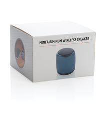 Mini enceinte publicitaire  sans fil en aluminium