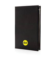 Carnet publicitaire de notes A5 avec poche à zip Swiss Peak Carnet publicitaire de notes A5 avec poche à zip Swiss Peak