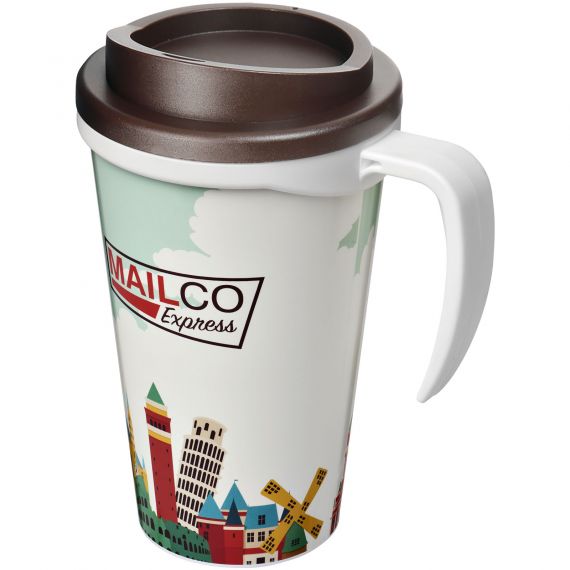 Mug publicitaire isolant Brite-Americano® grande 350 ml Made in Europe