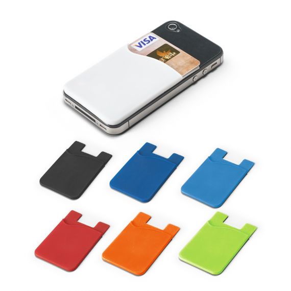 Porte-cartes publicitaire en silicone pour smartphones Slim Express