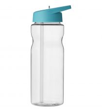 Bouteille publicitaire de sport H2O Base® 650 ml à clapet goulot Made in Europe Bouteille publicitaire de sport H2O Base® 650 ml à clapet goulot Made in Europe