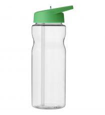 Bouteille publicitaire de sport H2O Base® 650 ml à clapet goulot Made in Europe Bouteille publicitaire de sport H2O Base® 650 ml à clapet goulot Made in Europe