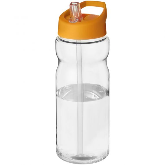 Bouteille publicitaire de sport H2O Base® 650 ml à clapet goulot Made in Europe Bouteille publicitaire de sport H2O Base® 650 ml à clapet goulot Made in Europe