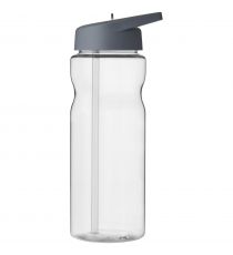 Bouteille publicitaire de sport H2O Base® 650 ml à clapet goulot Made in Europe