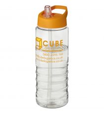 Bouteille publicitaire de sport H2O Treble 750 ml avec couvercle à bec verseur