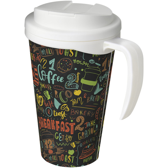 Mug isolant Brite-Americano® grande 350 ml avec couvercle anti fuite publicitaire