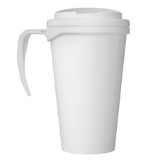 Mug isolant Brite-Americano® grande 350 ml avec couvercle anti fuite publicitaire