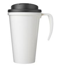 Mug isolant Brite-Americano® grande 350 ml avec couvercle anti fuite publicitaire