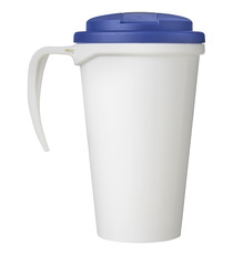 Mug isolant Brite-Americano® grande 350 ml avec couvercle anti fuite publicitaire